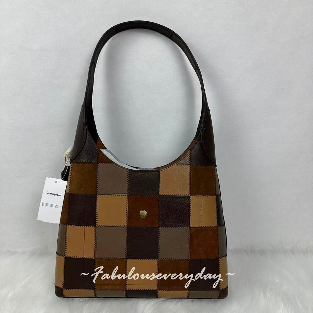 Coach Coachtopia Alter/Ego Brooklyn Shoulder Bag 28 Maple/Stone Multi CEZ34 NWT - Picture 3 of 10